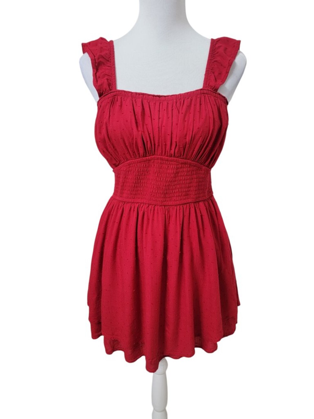 Hollister Size L Red Halter Romper